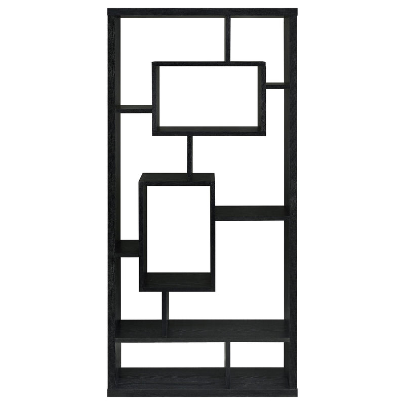 Coaster Furniture Linbrook 800262 67-inch 8-shelf Bookshelf - Black Oak IMAGE 2