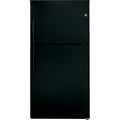 GE 33-inch, 21.2 cu. ft. Top Freezer Refrigerator with Ice Maker GIE21GTHBB IMAGE 1