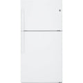 GE 33-inch, 21.2 cu. ft. Top Freezer Refrigerator with Ice Maker GIE21GTHWW IMAGE 1