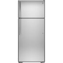 GE 28-inch, 17.5 cu. ft. Top Freezer Refrigerator GTS18GSHSS IMAGE 1
