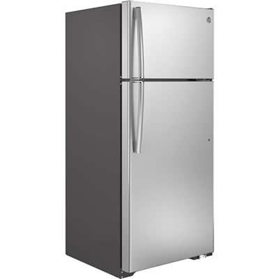GE 28-inch, 17.5 cu. ft. Top Freezer Refrigerator GTS18GSHSS IMAGE 4
