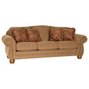 Mayo Furniture Stationary Fabric Sofa 3180F10 Sofa - Lone Wolf Brass IMAGE 1