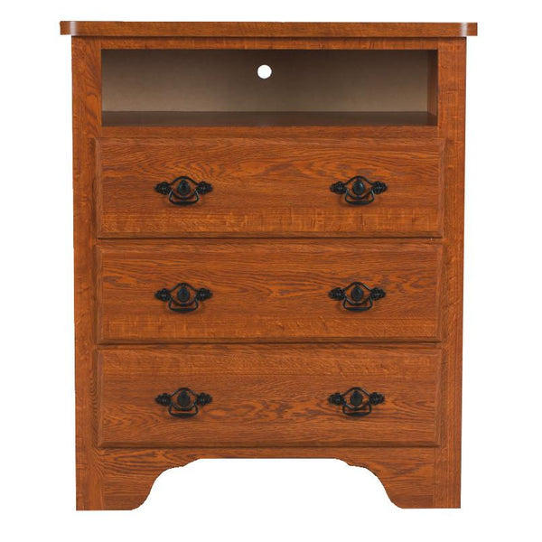 Perdue Woodworks Cottage 3-Drawer Media Chest 54333 IMAGE 1
