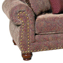 Mayo Furniture Stationary Fabric Sofa 3180F10 Sofa - Pandora Antique IMAGE 2