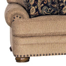 Mayo Furniture Stationary Fabric Sofa 3620F10 Sofa - Knickknack Old Gold IMAGE 2