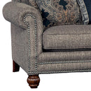 Mayo Furniture Stationary Fabric Sofa 4300F10 Sofa - Tuscan Tweed IMAGE 2