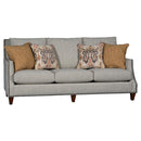 Mayo Furniture Stationary Fabric Sofa 4490F10 Sofa - Baird Mist IMAGE 1