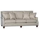 Mayo Furniture Stationary Fabric Sofa 6200F10 Sofa - Clarion Cream IMAGE 1