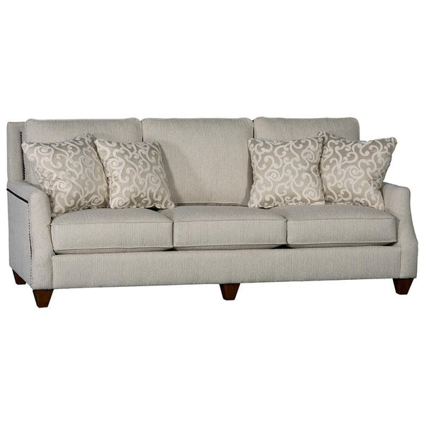 Mayo Furniture Stationary Fabric Sofa 6200F10 Sofa - Patrician Bisque IMAGE 1