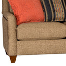 Mayo Furniture Stationary Fabric Sofa 6200F10 Sofa - Showstopper Timber IMAGE 2