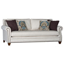 Mayo Furniture Stationary Fabric Sofa 7240F10 Sofa - Lake Como Bliss IMAGE 1