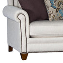 Mayo Furniture Stationary Fabric Sofa 7240F10 Sofa - Lake Como Bliss IMAGE 2