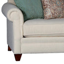 Mayo Furniture Stationary Fabric Sofa 7240F10 Sofa - Baird Snow IMAGE 2