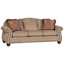 Mayo Furniture Stationary Fabric Sofa 7890F10 Sofa - Izza Topaz IMAGE 1