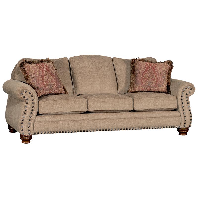 Mayo Furniture Stationary Fabric Sofa 7890F10 Sofa - Izza Topaz IMAGE 1