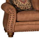 Mayo Furniture Stationary Fabric Sofa 7890F10 Sofa - Chaps Tanner IMAGE 2