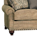 Mayo Furniture Stationary Fabric Sofa 8590F10 Sofa - Kaleidoscope Fig IMAGE 2