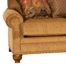 Mayo Furniture Stationary Fabric Sofa 8590F10 Sofa - Macy Chestnut IMAGE 2