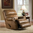Southern Motion New Harbour Rocking Leather Chair New Harbor Wall Hugger 2711 (L) IMAGE 2