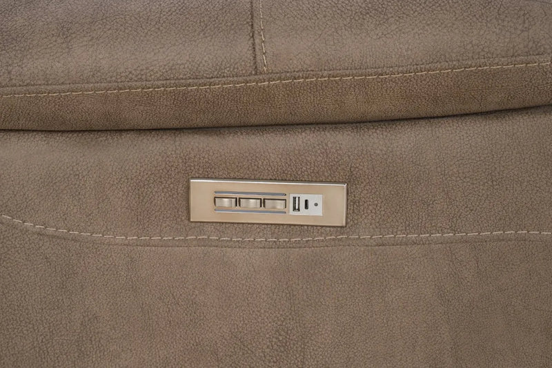 39PHL-3702 2137-86 BarcaLounger Henderson Pwr Sofa w/ Recline; Headrest; Lumbar