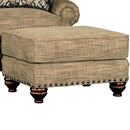 Mayo Furniture Fabric Ottoman 8590F50 Ottoman - Kaleidoscope Fig IMAGE 2