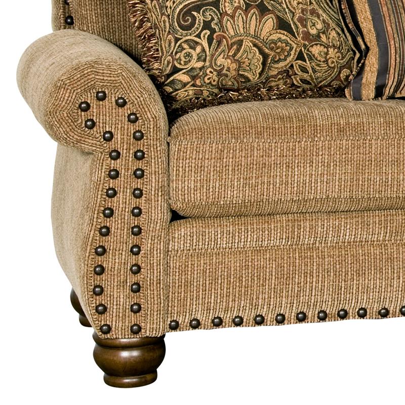Mayo Furniture Stationary Fabric Sofa 9780F10 Sofa - Rogue Classic IMAGE 2