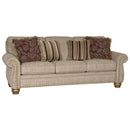 Mayo Furniture Stationary Fabric Sofa 9780F10 Sofa - Bouy Taupe IMAGE 1