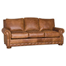 Mayo Furniture Stationary Leather Sofa 2900L10 Sofa - Stallone Rawhide IMAGE 1