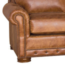 Mayo Furniture Stationary Leather Sofa 2900L10 Sofa - Stallone Rawhide IMAGE 2