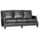 Mayo Furniture Stationary Leather Sofa 4490L10 Sofa - Encore Greystone IMAGE 1