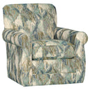 Mayo Furniture Stationary Fabric Sofa 2170F42 Swivel - Vesuvius Tide IMAGE 1