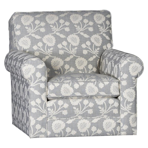 Mayo Furniture Swivel Fabric Chair 3000F43 Swivel Glider - Bohanon Flax IMAGE 1