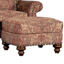 Mayo Furniture Fabric Ottoman 3200F50 Ottoman - Kampos Antique IMAGE 2