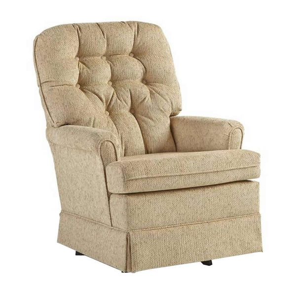 Best Home Furnishings Joplin Swivel, Glider Fabric Chair Joplin1 1009 (Beige) IMAGE 1
