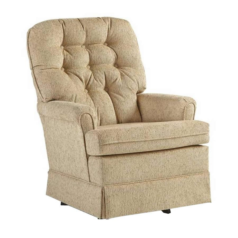 Best Home Furnishings Joplin Swivel, Glider Fabric Chair Joplin1 1009 (Beige) IMAGE 1