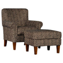 Mayo Furniture Stationary Fabric Chair 3240F40 Chair - Spots Taupe IMAGE 1