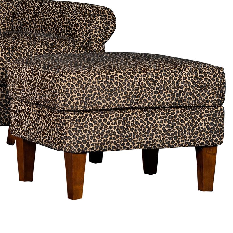 Mayo Furniture Fabric Ottoman 3240F50 Ottoman - Spots Taupe IMAGE 2