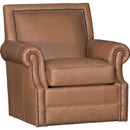 Mayo Furniture Swivel Leather Chair 4110L42 Swivel - Edinburg Camel IMAGE 1