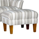 Mayo Furniture Fabric Ottoman 8631F50 Ottoman - Batabano Linen IMAGE 1