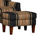 Mayo Furniture Fabric Ottoman 8840F50 Ottoman - Ponderosa Bohemian IMAGE 1