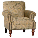 Mayo Furniture Stationary Fabric Chair 8960F40 Chair - Jaslene Gold IMAGE 1