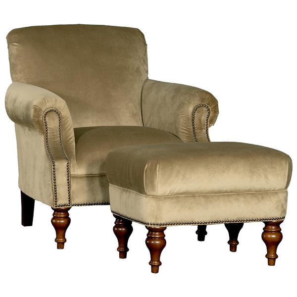 Mayo Furniture Stationary Fabric Chair 8960F40 Chair - Mystere Leaf IMAGE 1