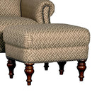 Mayo Furniture Fabric Ottoman 8960F50 Ottoman - Shaped Java IMAGE 1