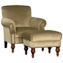 Mayo Furniture Fabric Ottoman 8960F50 Ottoman - Mystere Leaf IMAGE 2