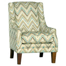 Mayo Furniture Stationary Fabric Chair 9820F40 Chair - Zig Zag Capri IMAGE 1