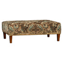 Mayo Furniture Fabric Ottoman 9150F50 Table Ottoman - Parchment Stone IMAGE 1