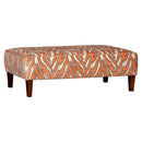 Mayo Furniture Fabric Ottoman 9150F50 Table Ottoman - Katniss Tangerine IMAGE 1
