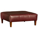 Mayo Furniture Leather Ottoman 9150L50 Table Ottoman - Edinburg Black Cherry IMAGE 1