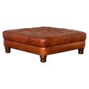 Mayo Furniture Laredo Leather Ottoman 9950L51 Table Ottoman - Laredo Brown IMAGE 1