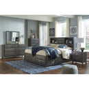  Signature Design by Ashley Caitbrook B476B26 8 pc Queen Bookcase Storage Bedroom Set IMAGE 1